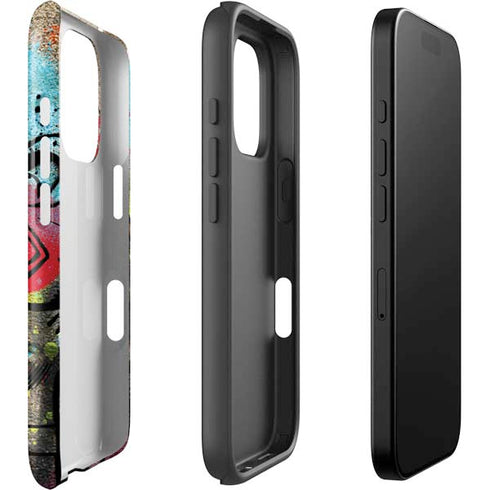 DC Comics Superman Color Splatter iPhone 16 Pro Impact Case